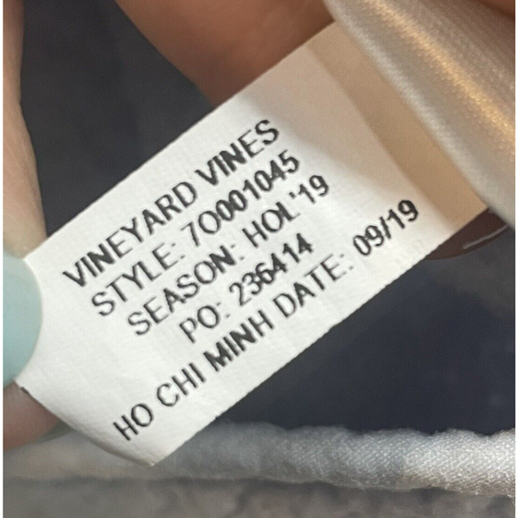 Vineyard Vines Jacket Girls Large Blue Plush Teddy Fleece Full Zip Sherpa Cozy - Picture 9 of 12